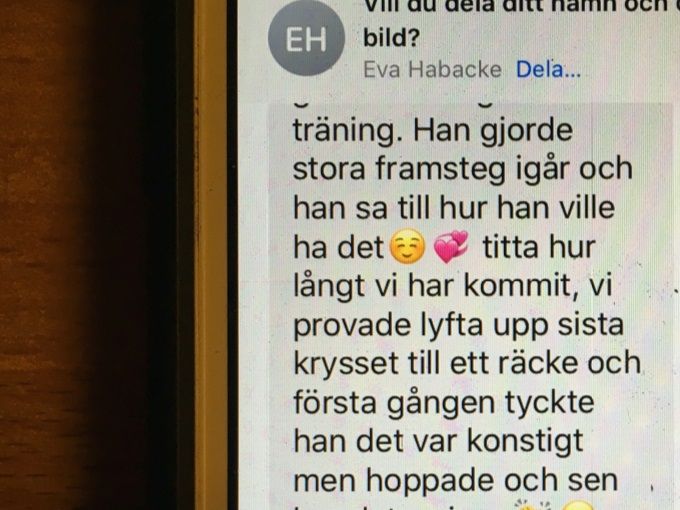 Är så tacksam, både för att ha gåvan att kunna kommunicera och att hästen ville lyssna. 🙏 💕 🙏